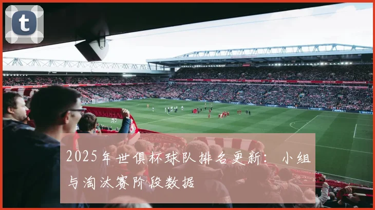 2025年世俱杯球队排名更新：小组与淘汰赛阶段数据